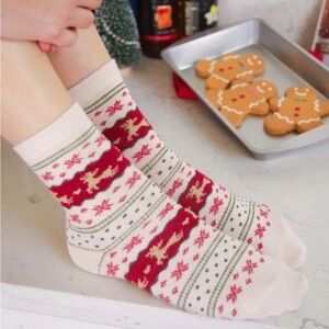 Christmas Graphic Crew Socks